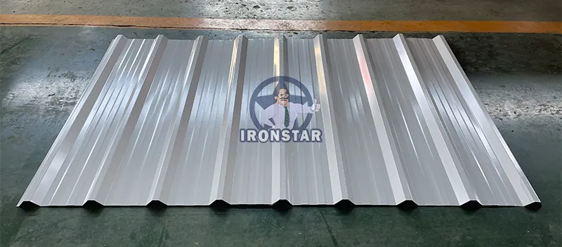 IRONSTAR Trapezoidal Sheet Roll Forming Machine Tianjin Portcompany 4