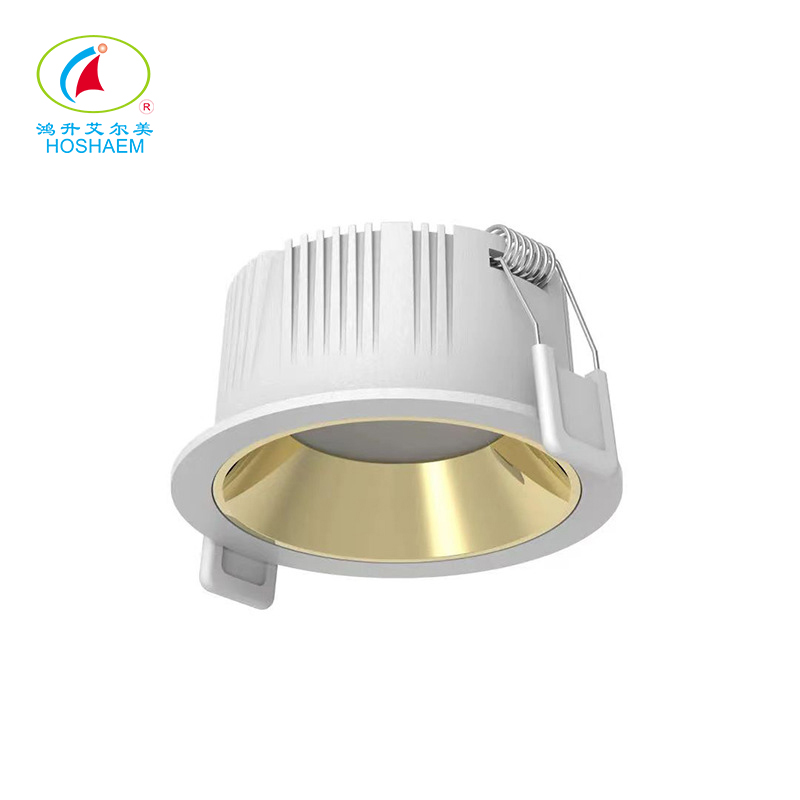 Hongsheng HOSHAEM petits Downlights LED intérieur 5W blanc 2835 145LM/W fabricants de Downlight LED 2