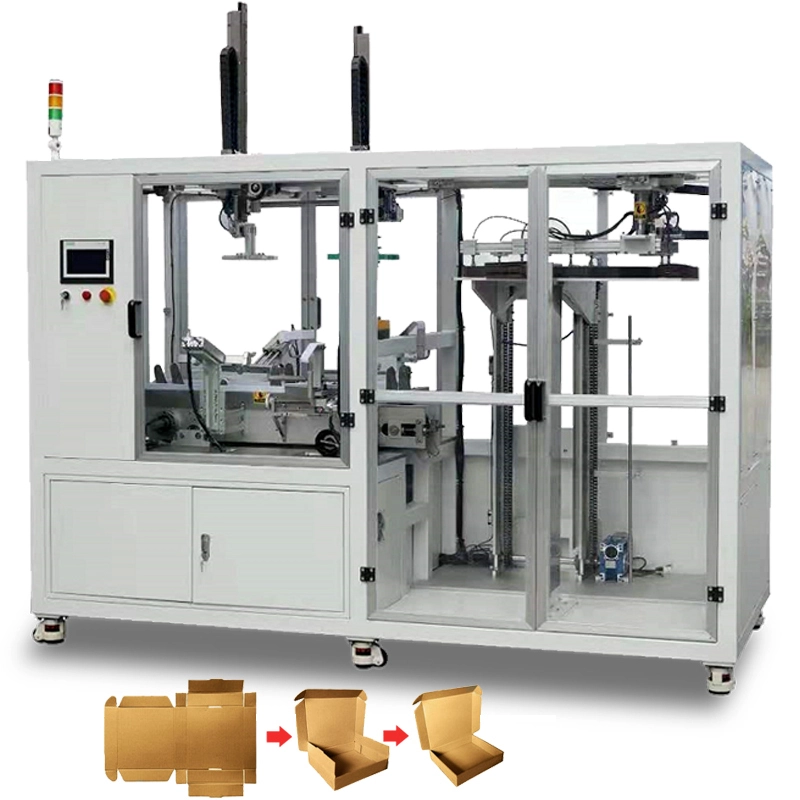 Máquina plegadora de cajas,Máquina plegadora automática de cajas formadoras de cajas de cartón 1