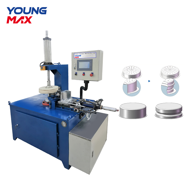 Youngmax rice cooker metal edge shrinking machine cooker steamer hydraulic edge shrinking machine 2