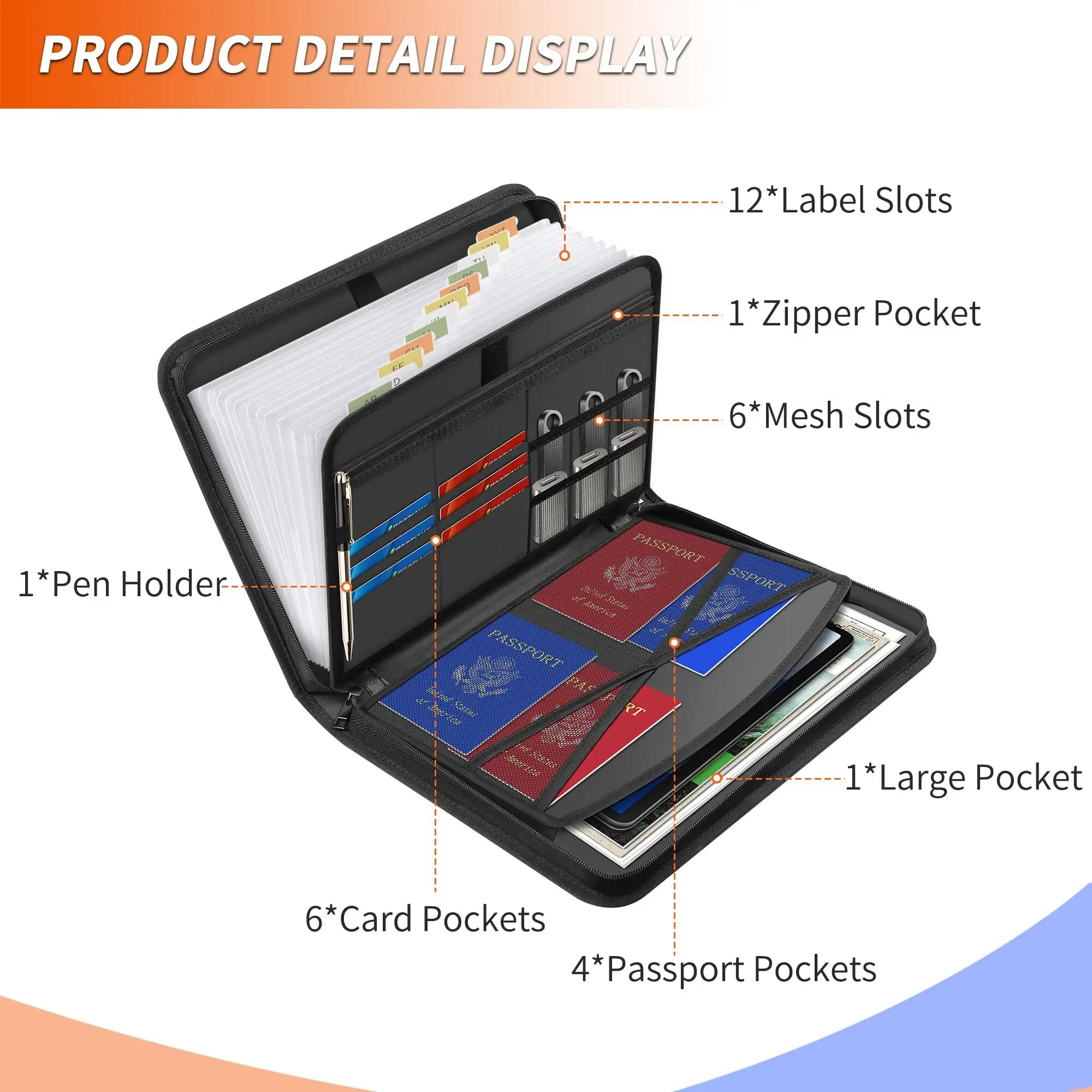 Best Fire and Waterproof Document Bag Sanjiu Manufacture 3