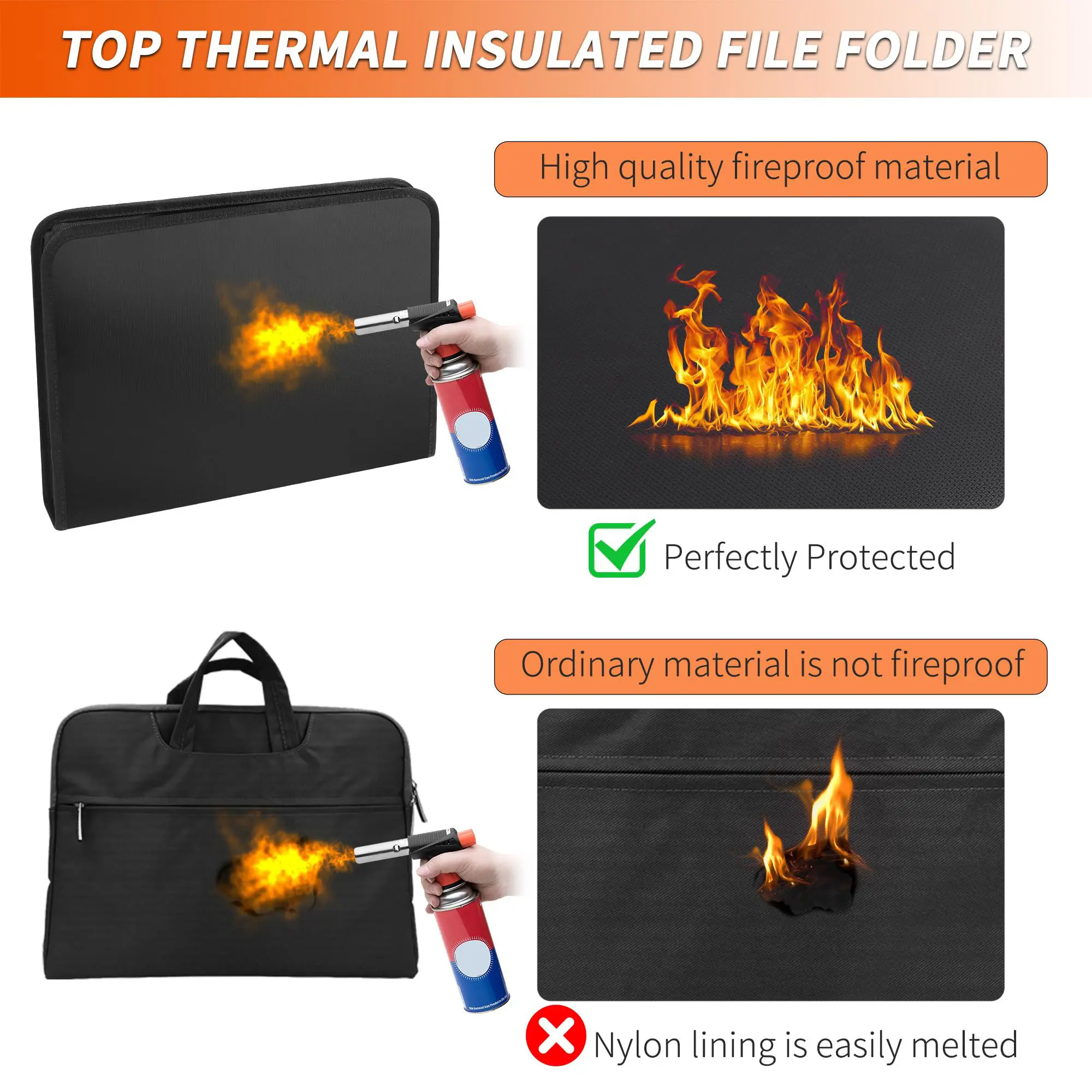 Best Fire and Waterproof Document Bag Sanjiu Manufacture 4