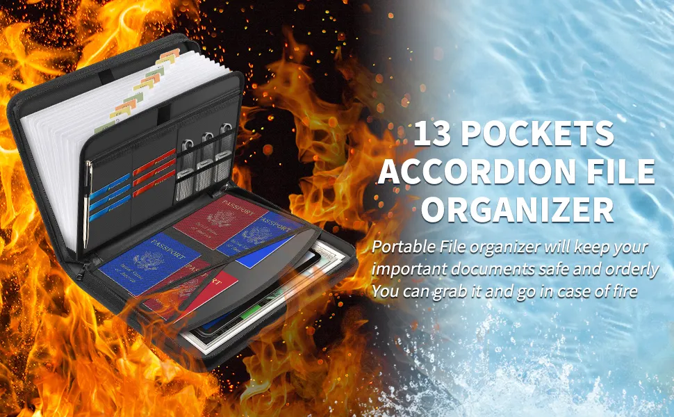 Best Fire and Waterproof Document Bag Sanjiu Manufacture 8