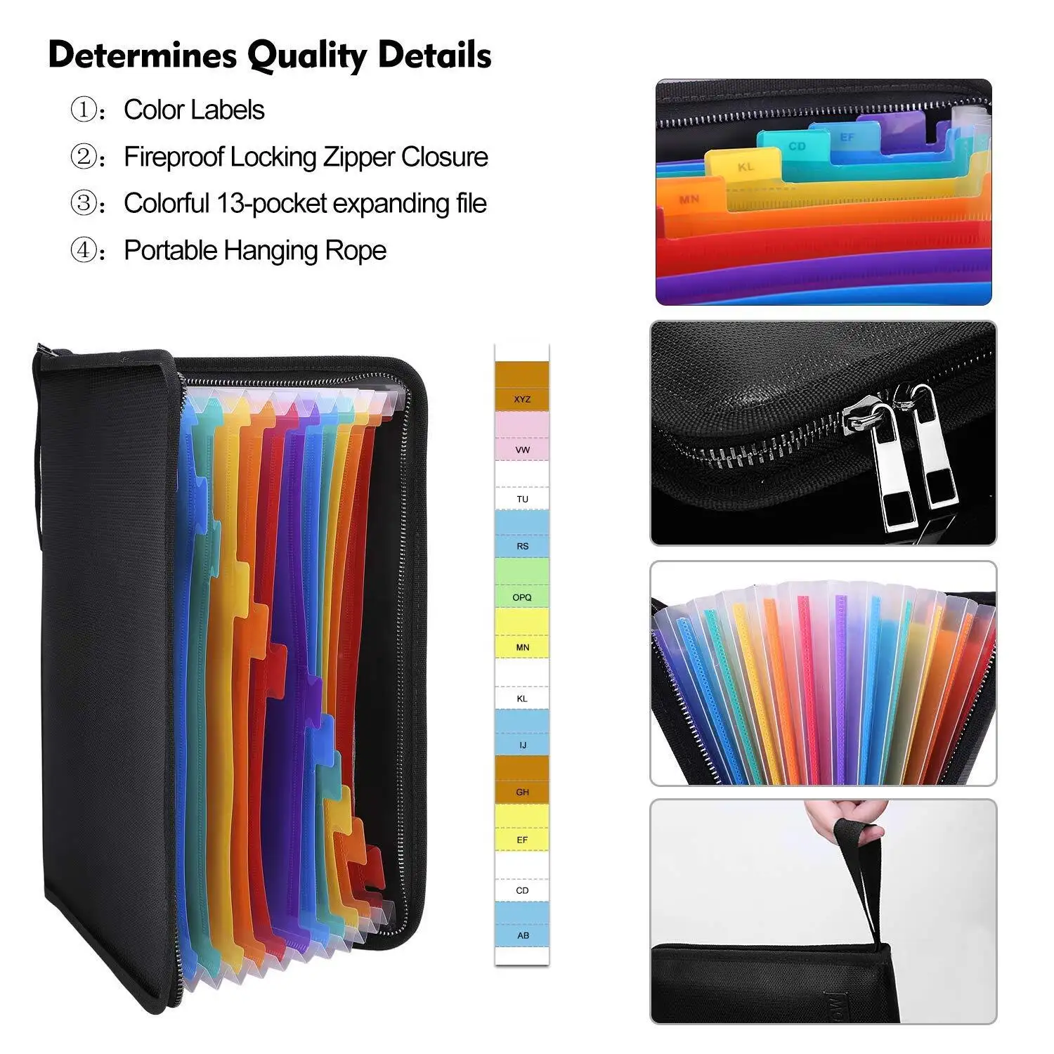 Fireproof Document Storage Boxes Supply for Home 6