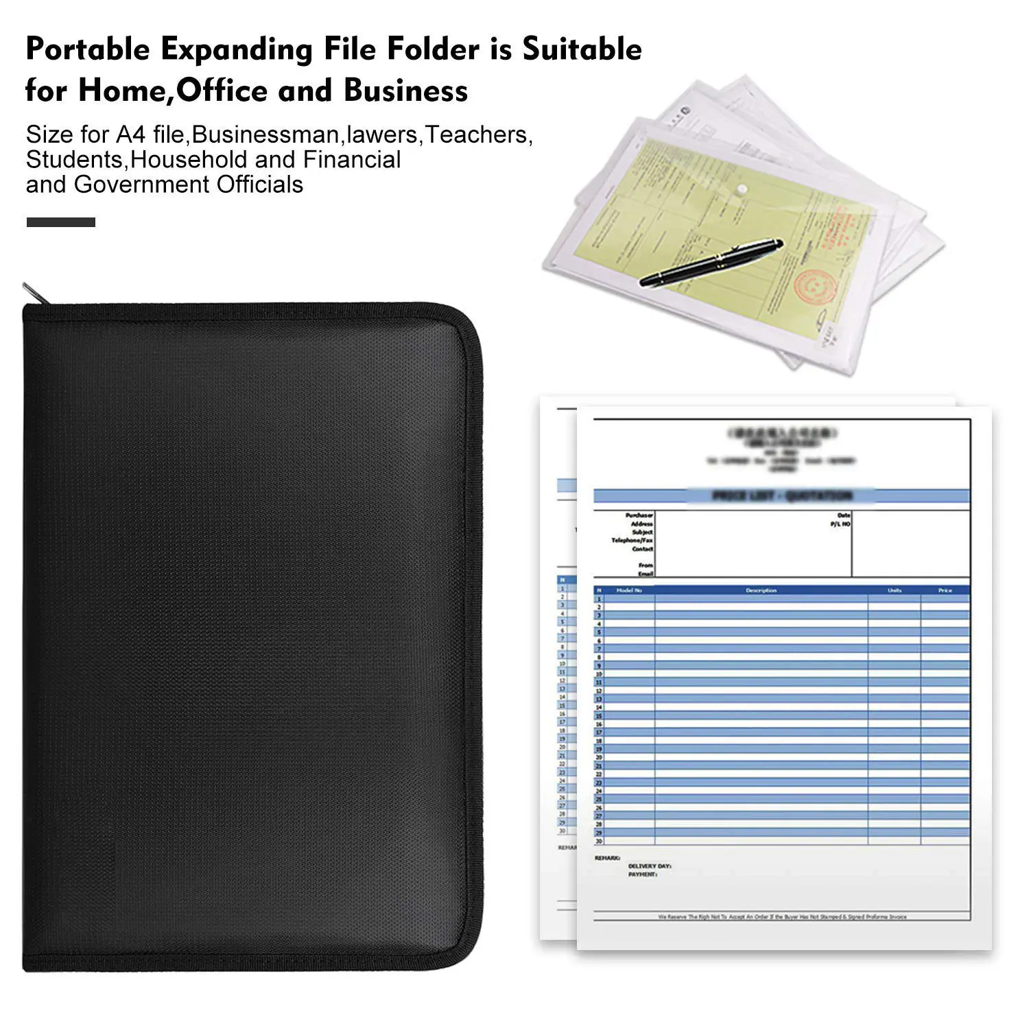 Fireproof Document Storage Boxes Supply for Home 5