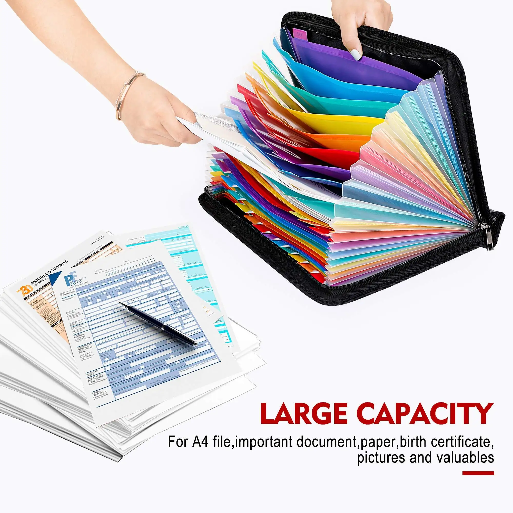 Factory Direct Water and Fireproof Document Bag Personalized Best Brand 3