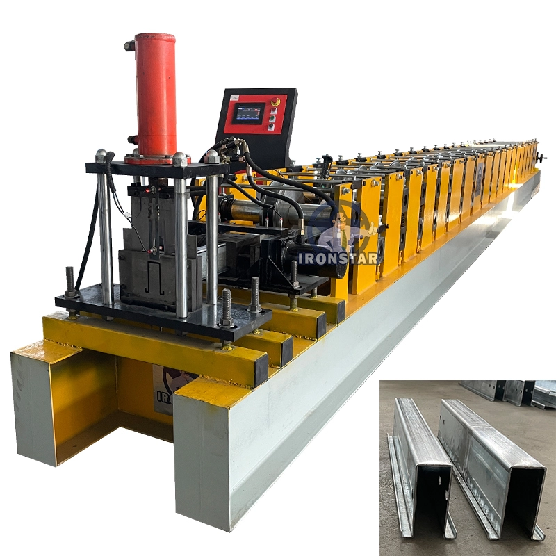 IRONSTAR hat channel roll forming machine in Thailand 1