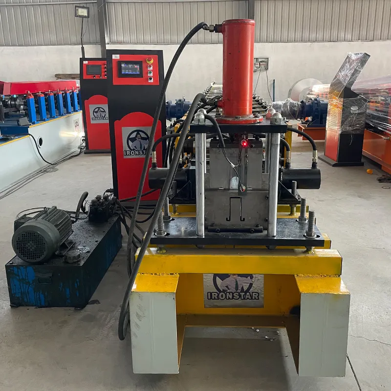 Omega Purlin Roll Forming Machine for Sale for Prefabricated Containers LC 5