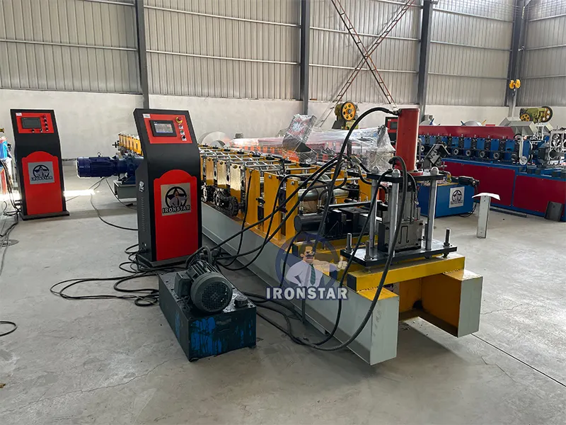 Omega Purlin Roll Forming Machine for Sale for Prefabricated Containers LC 6