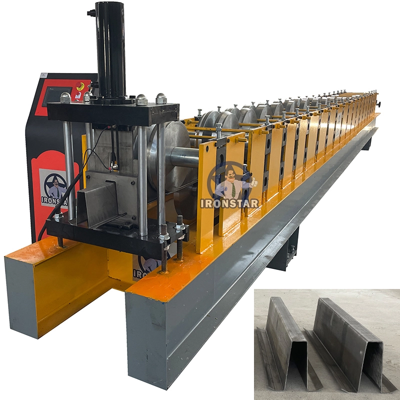 IRONSTAR Omega purlin roll forming machine in Thailand 1