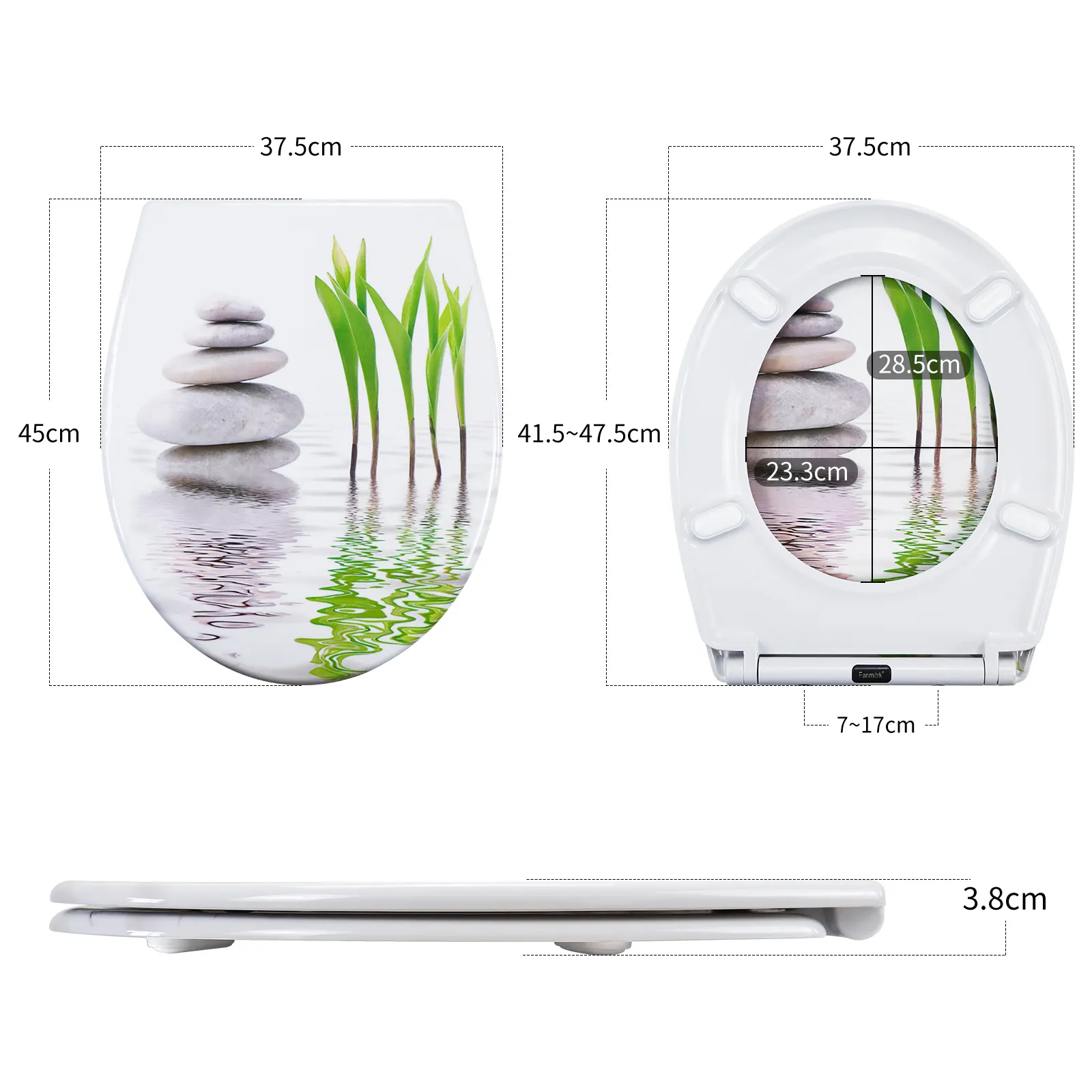 Duroplast White Toilet Seat by Fanmitrk-2 7
