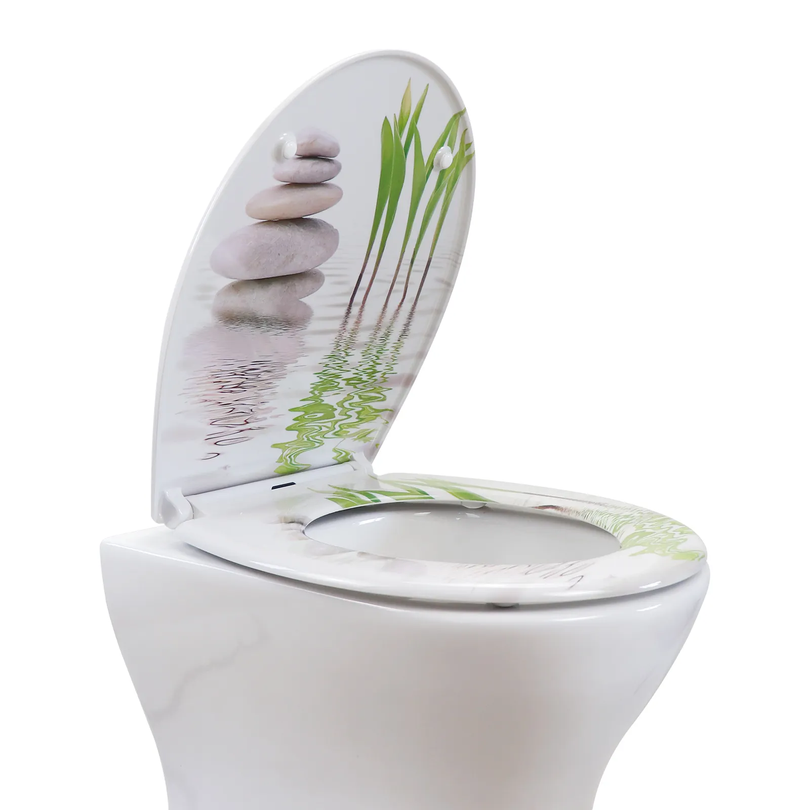 Duroplast White Toilet Seat by Fanmitrk-2 4