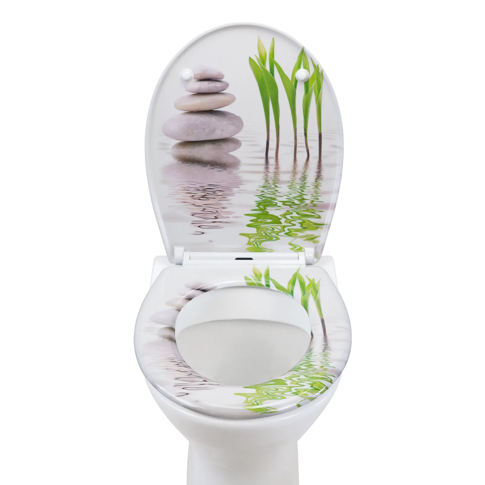Duroplast White Toilet Seat by Fanmitrk-2 5