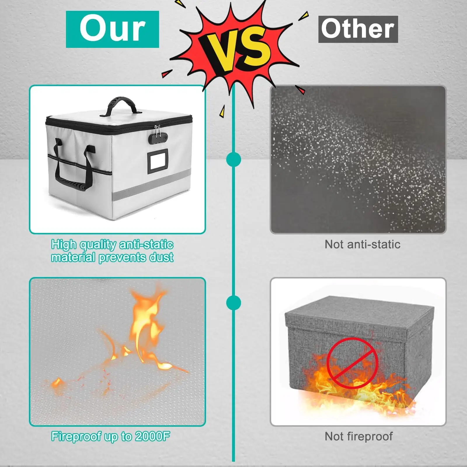 Hot Sale Best Fire Proof Box for Documents Sanjiu Manufacture 7