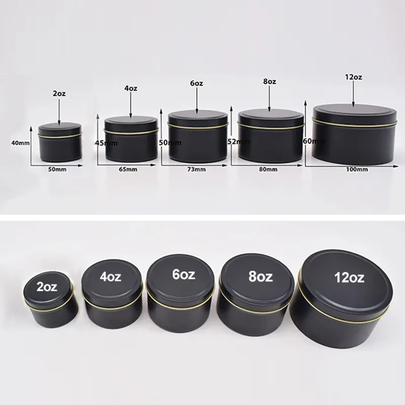 2 Oz Gold Candle Tins Bulk Buy Packing Items Xinhao Package 4