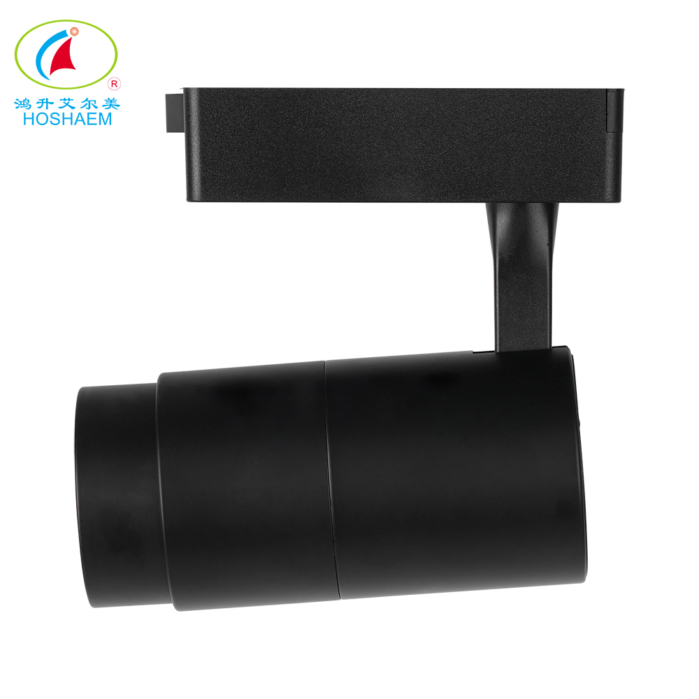 Hongsheng HOSHAEM 20W Zoomable LED éclairage sur rail noir blanc 15 °-60 ° 2200LM fournisseur de projecteur de plafond lumineux 4