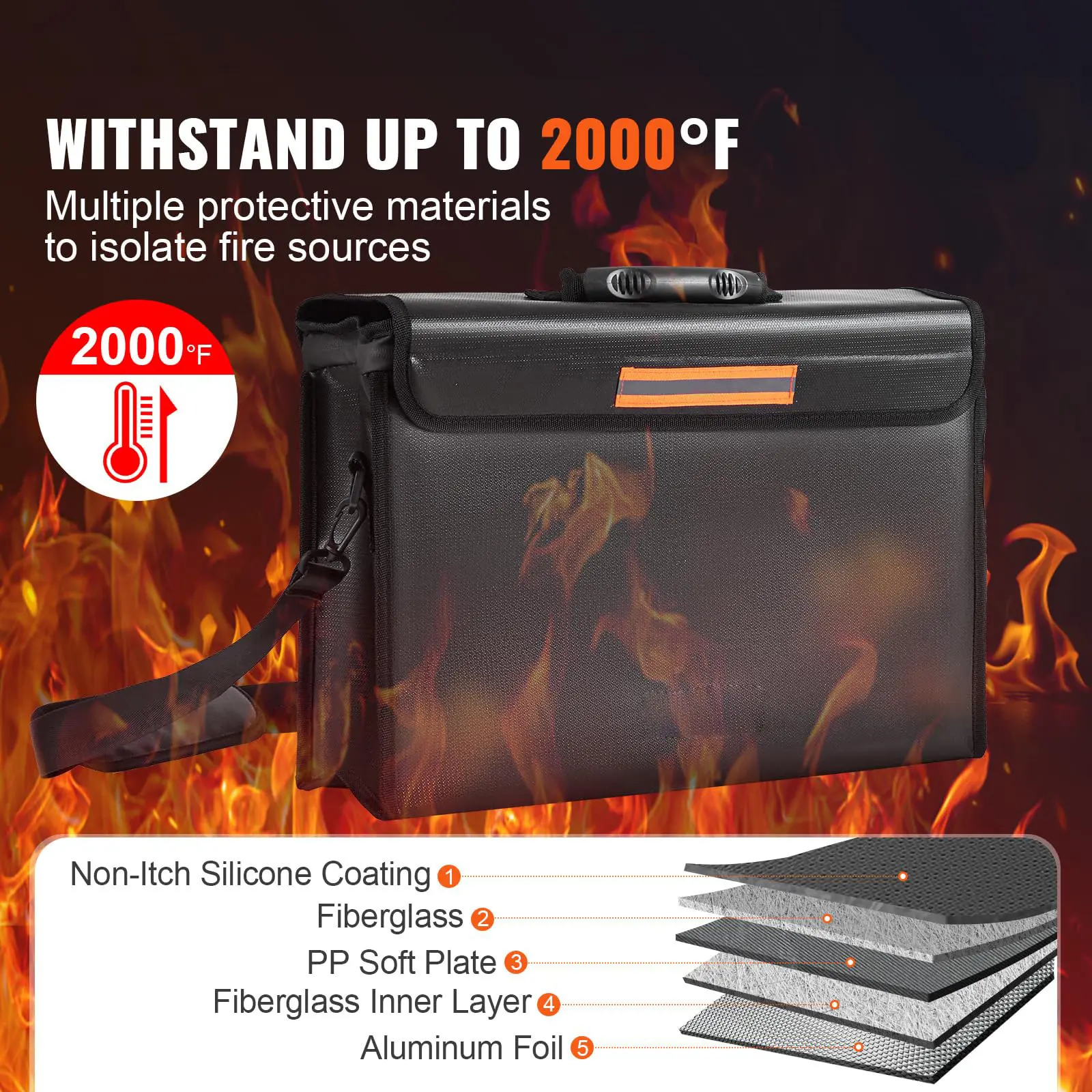 Good Sellingfireproof Waterproof File Box for House 3