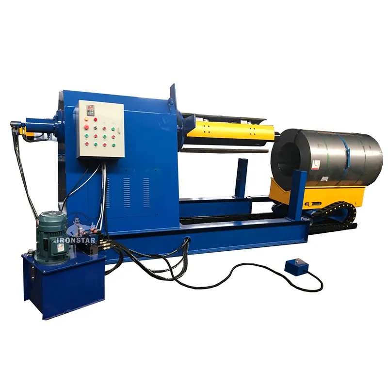 IRONSTAR Automatic Decoiler Machine D/P Automatic Decoiler Machinemanufacturer 2