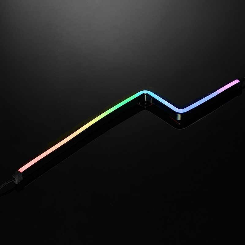 Bande LED RVB numérique adressable WS2812b de 40 cm pour boîtier d'ordinateur de jeu 8