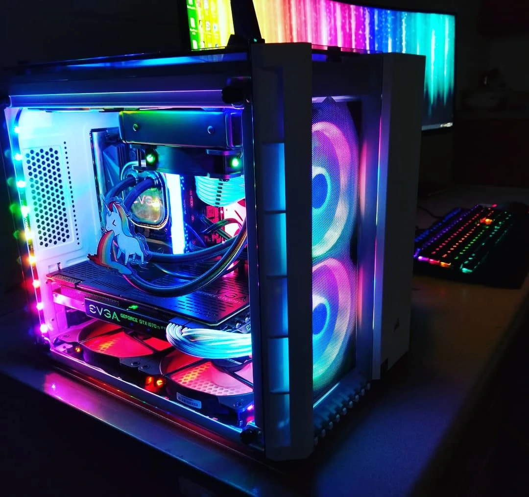 40cm Addressable WS2812b Digital RGB LED Tape for Gaming Computer Case 1