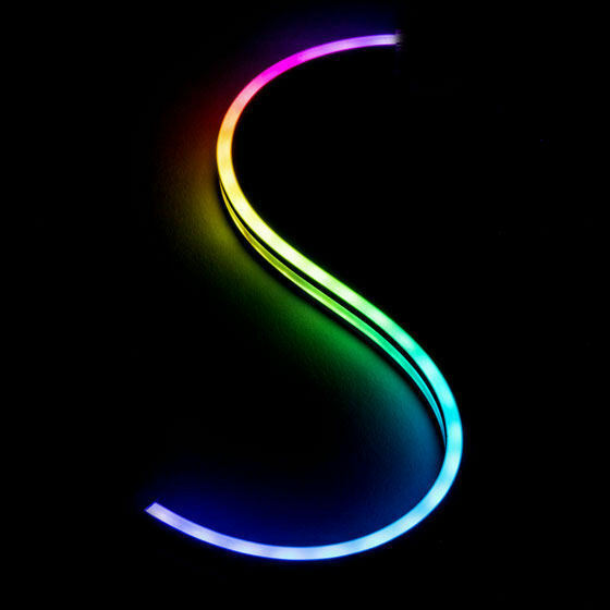 Bande LED RVB numérique adressable WS2812b de 40 cm pour boîtier d'ordinateur de jeu 7