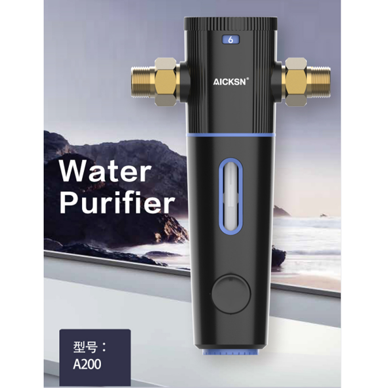 Prefiltro colador de acero inoxidable de alta eficiencia 316L, purificador prefiltrante para toda la casa, filtro de agua de sedimentos giratorio, 40um 1