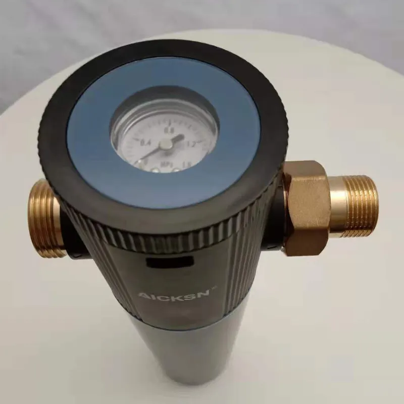 316L High Efficiency Stainless Steel Strainer Prefilter Whole House Spin Down Sediment Water Filter Pre-Filter Purifier 40um-1 3