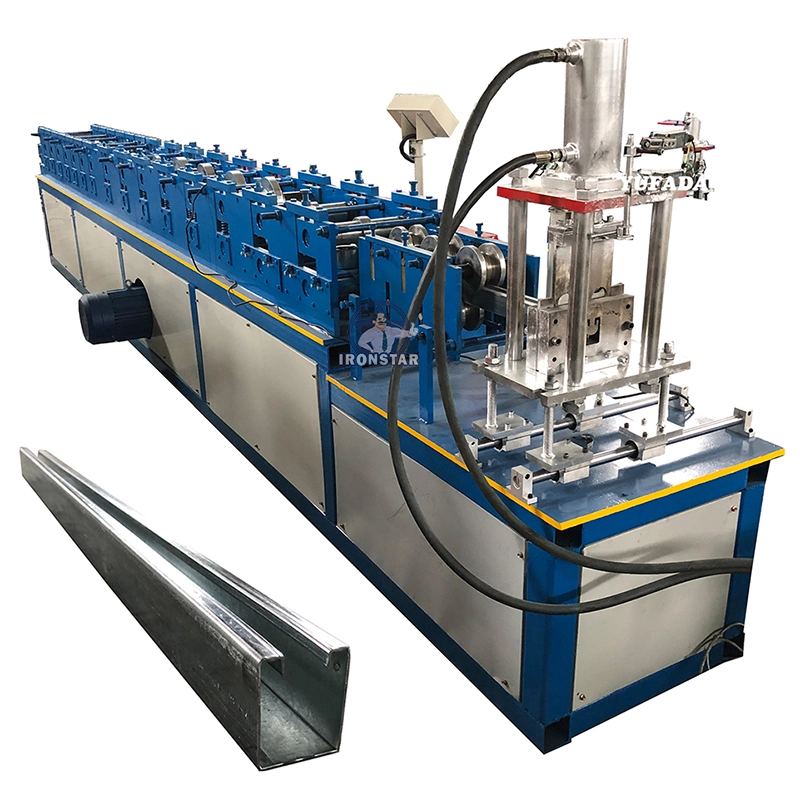 IRONSTAR guide rail shutter door machine for Philippines 1