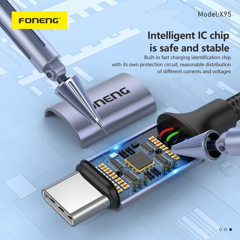 Data Cable Type C Fast Charging FONENG X95Supply 3