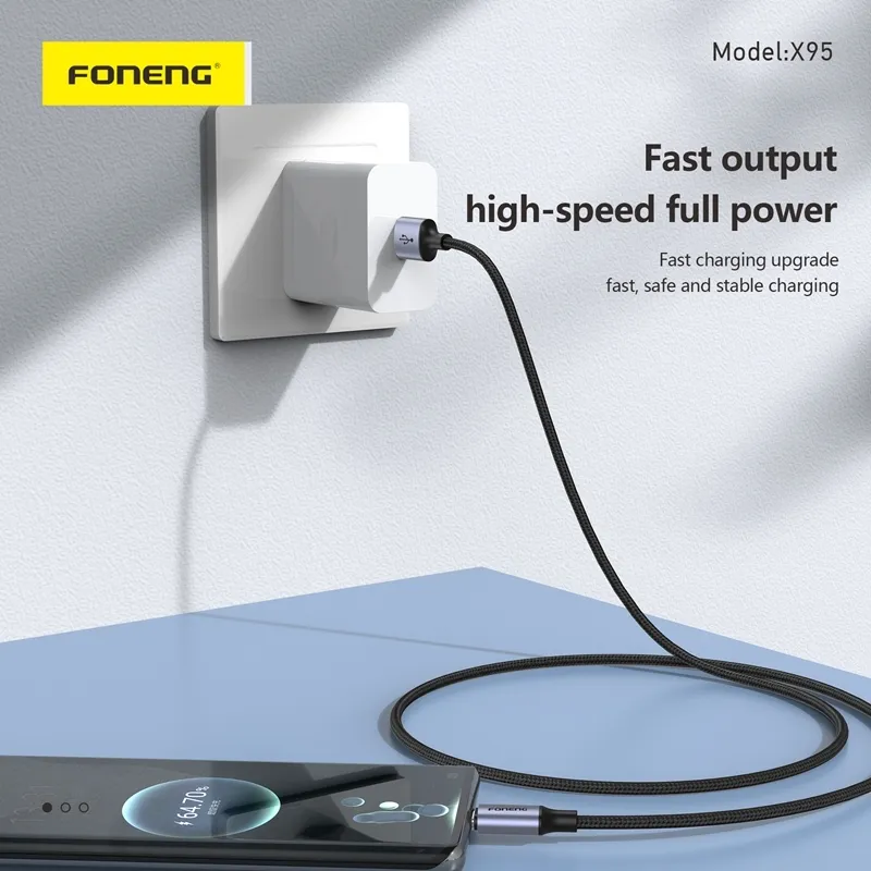 Data Cable Type C Fast Charging FONENG X95Supply 4