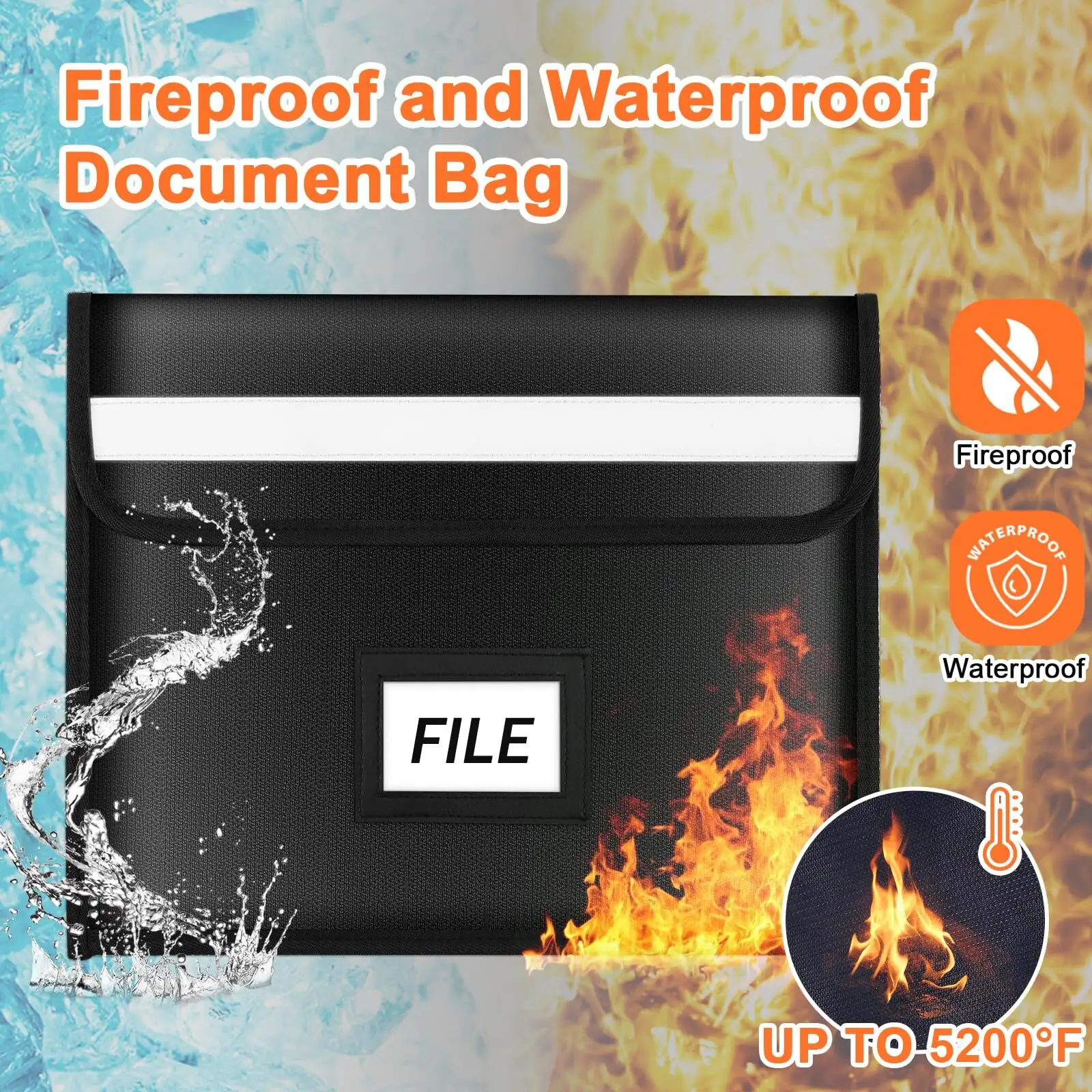 Sanjiu Fireproof Waterproof Document Bag / with Good Price 7