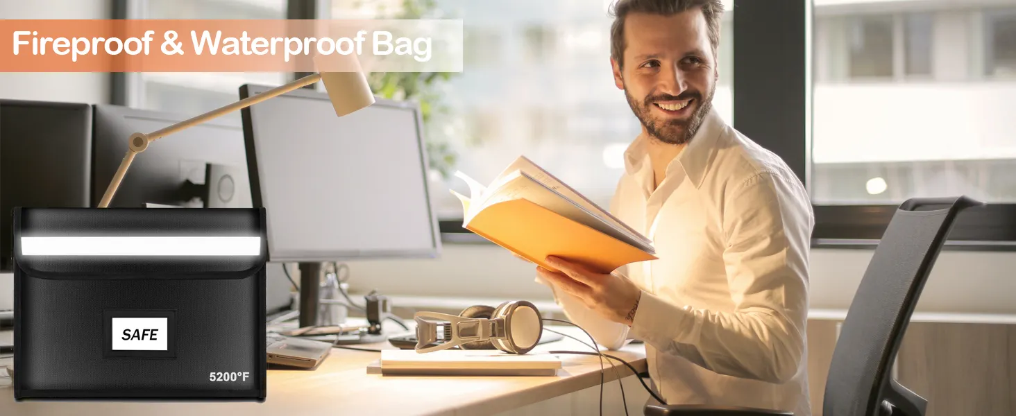 Sanjiu Fireproof Waterproof Document Bag / with Good Price 13