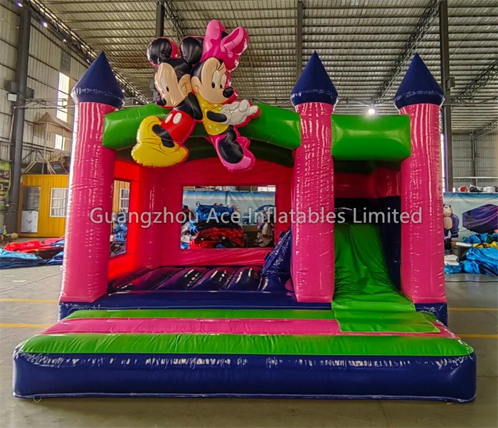 Mickey Mouse Inflatable Bounce House Slide Combo Bouncy Castle 1