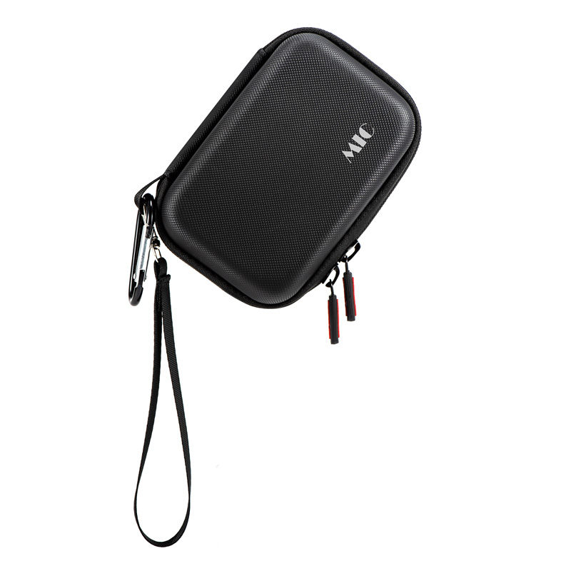 Bolsa de transporte STARTRC con correa para la muñeca y mosquetón para DJI MIC 1