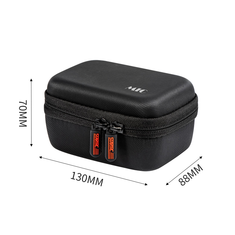 Bolsa de transporte STARTRC con correa para la muñeca y mosquetón para DJI MIC 5