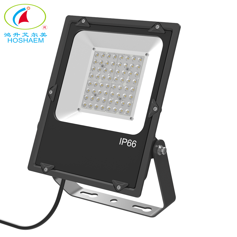 Hongsheng HOSHAEM LED-Flutlichter für den Außenbereich, 30 W, IP66, 3030SMD, 4100 lm, Schwarz-Weiß-Flutlicht-Hersteller 5