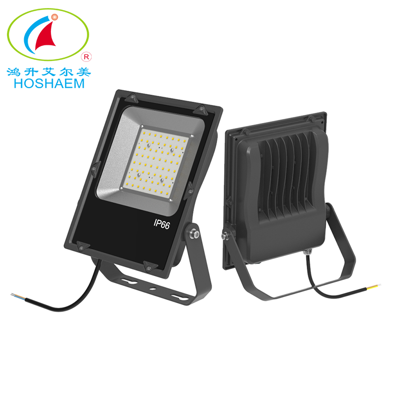 Hongsheng HOSHAEM LED-Flutlichter für den Außenbereich, 30 W, IP66, 3030SMD, 4100 lm, Schwarz-Weiß-Flutlicht-Hersteller 4