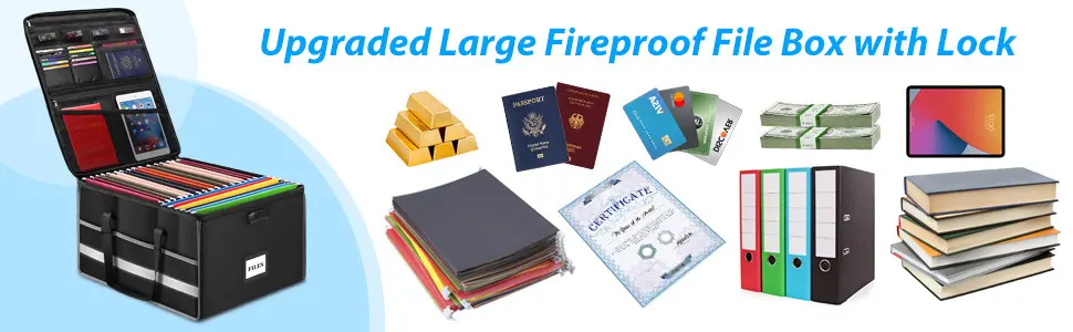 OEM Best Fireproof Waterproof Document Box Sanjiu 10