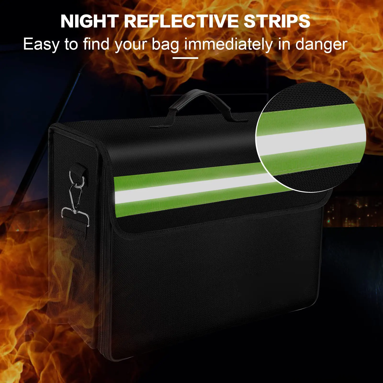 Wholesale Lockable Fireproof Document Box Sanjiu Brand 4
