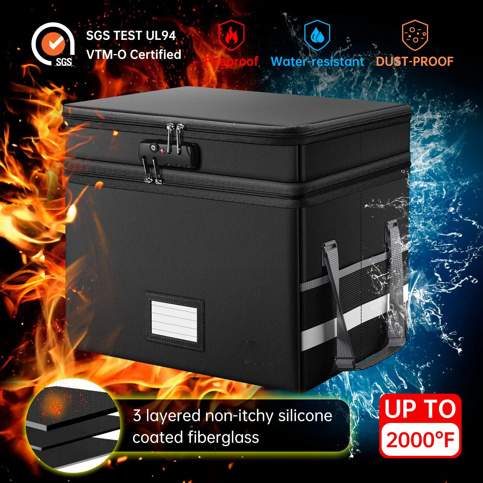 Sanjiu Fire Proof Document Box for Different Industries - 6