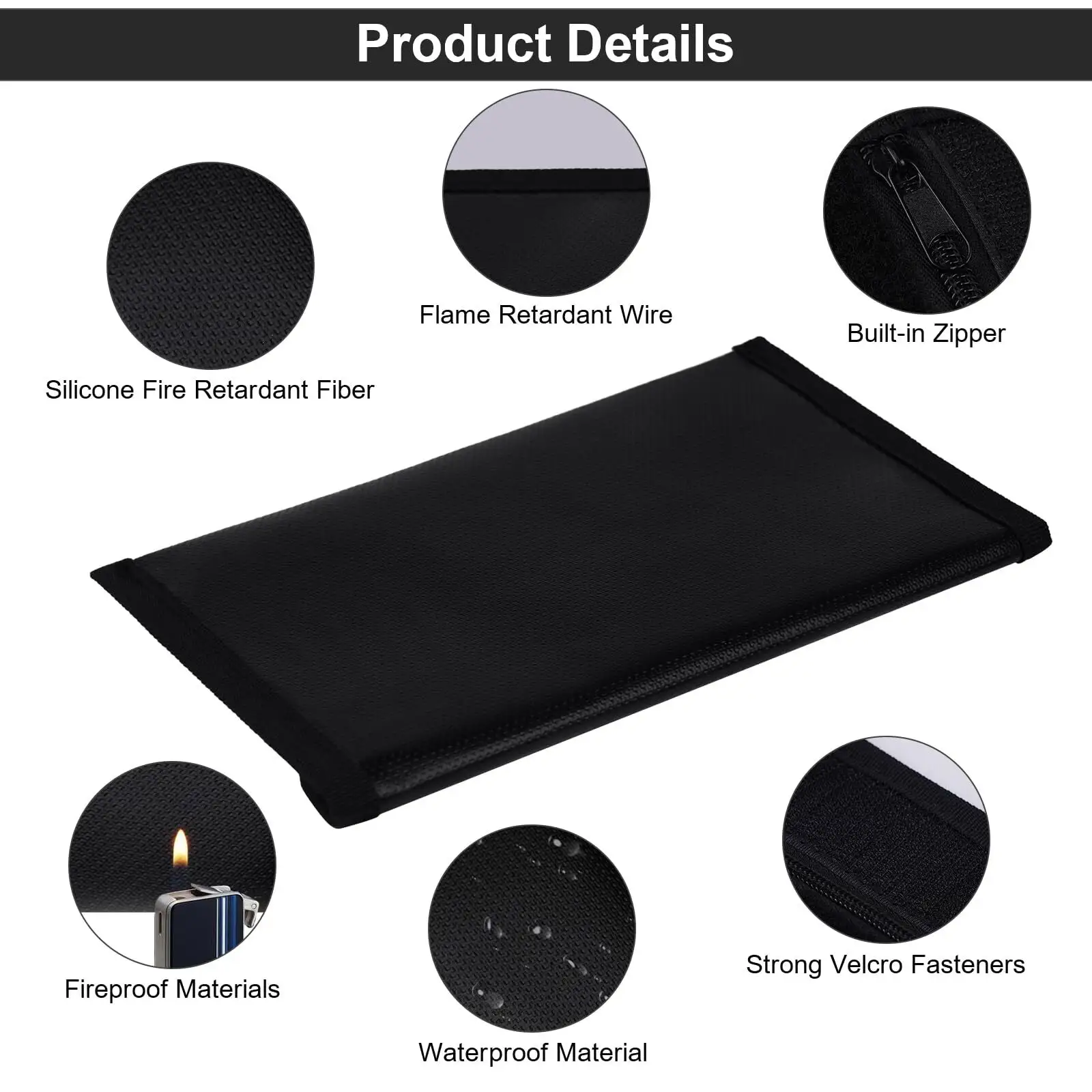 Good Selling Fireproof Document Bag with Lock Price List 3