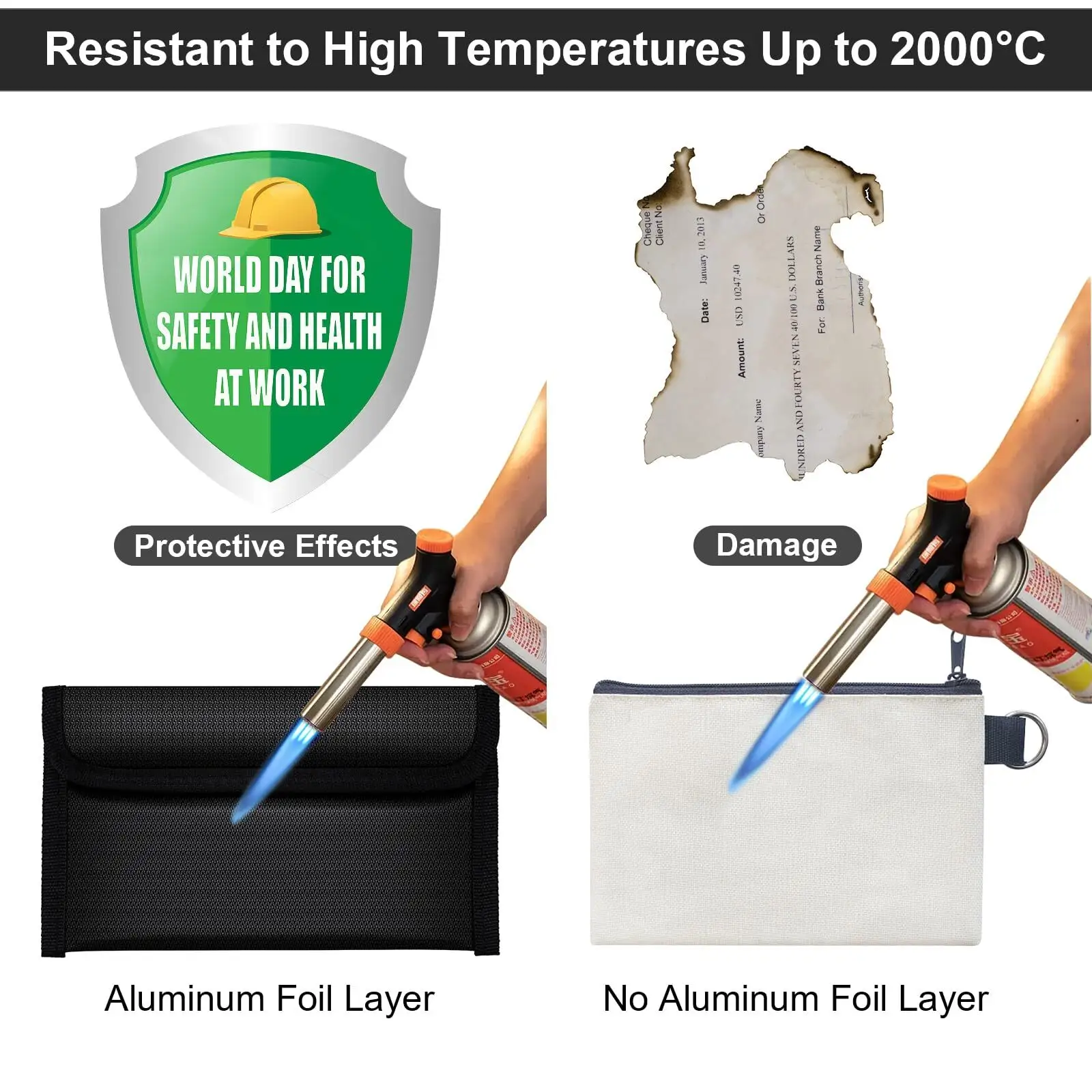Good Selling Fireproof Document Bag with Lock Price List 4