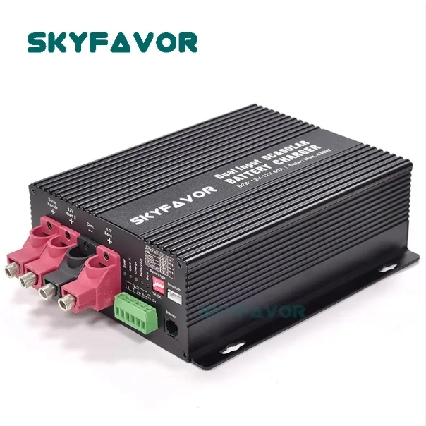 Tự Động Nhanh 12V DC DC 12V 60A Pin Sang Pin 12V 45A MPPT Năng Lượng Mặt Trời Trên Tàu sạc Pin Cho RV Du Thuyền Người Cắm Trại 1