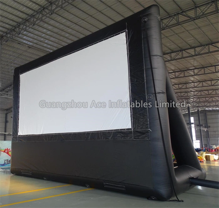 Grand écran de cinéma gonflable à projection arrière pour cinéma en plein air et usage commercial 1