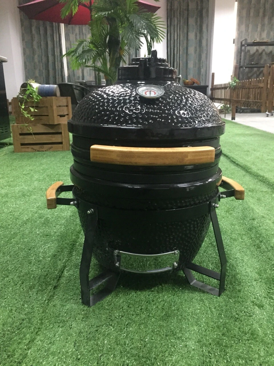MCD 15inch commerciële houtskoolbarbecuegrills Kamado keramische eiertafelbarbecuegrill Japans 1