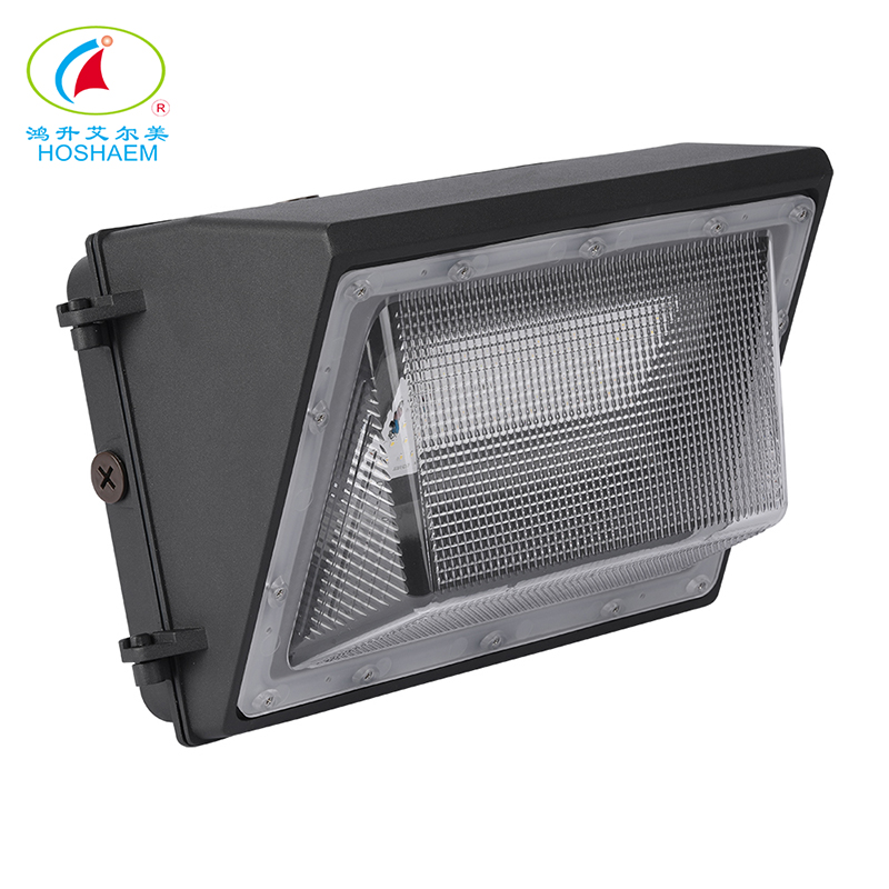 Hongsheng 120W LED Wall Pack Light 15600LM 5000K مصنع أضواء الجدار LED الخارجية التجارية والصناعية 2
