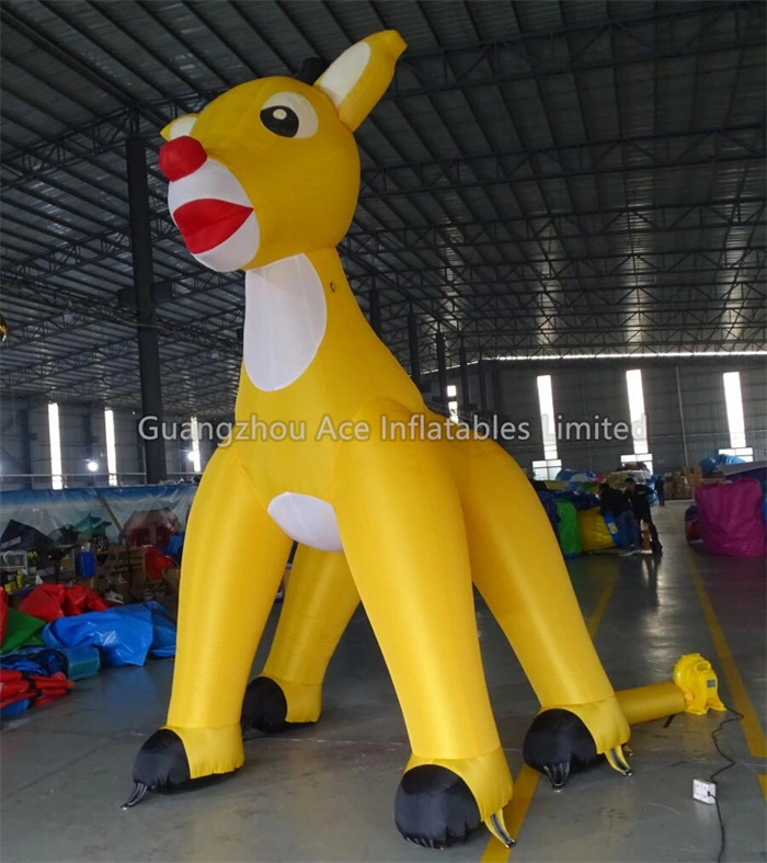 Giant Inflatable Reindeer Model Balloon for Christmas Decoration 1