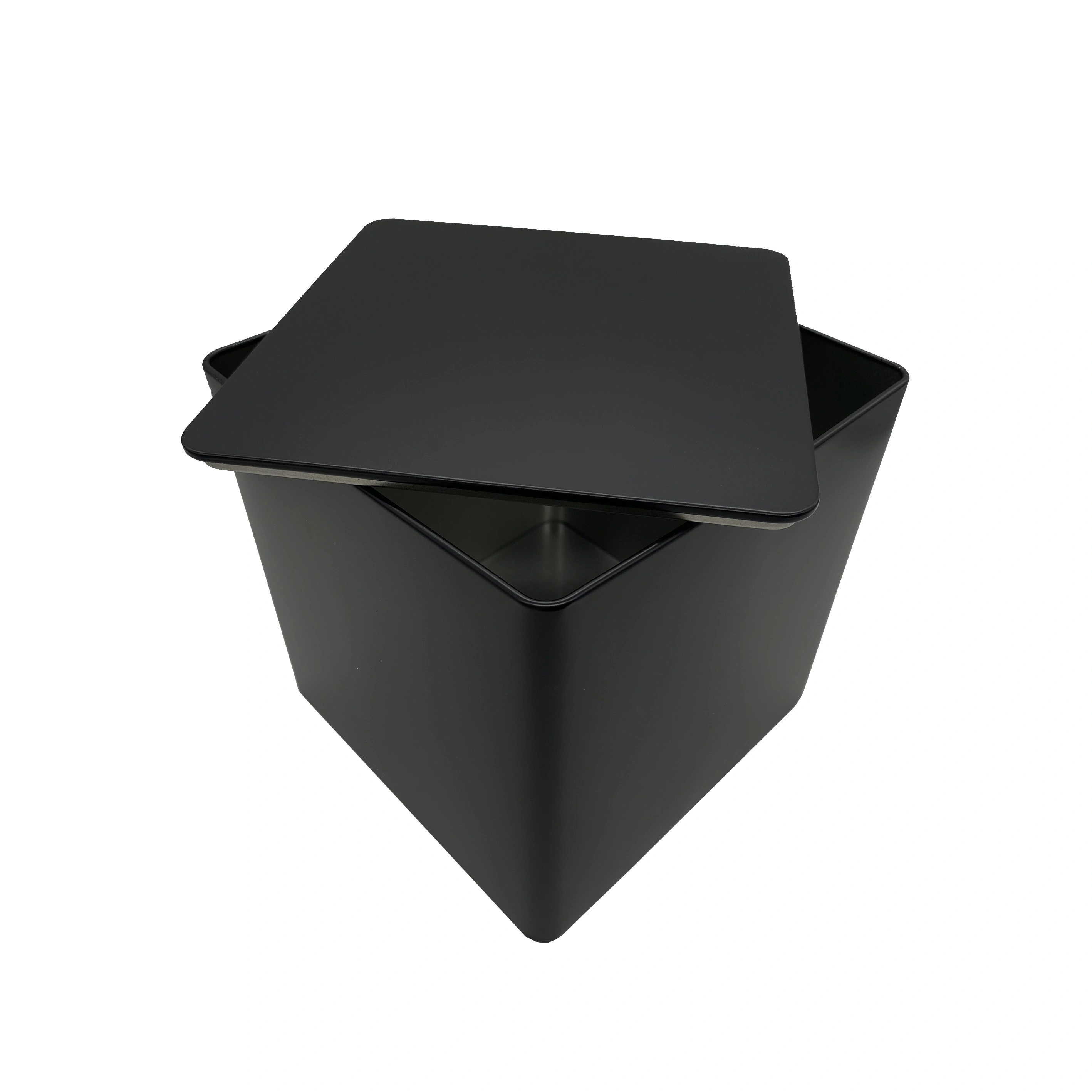 165*165*170 Metal Gift Packaging Food Tin Box Container Square Tea Tin Box Coffee Cookie Tin Can Container 1