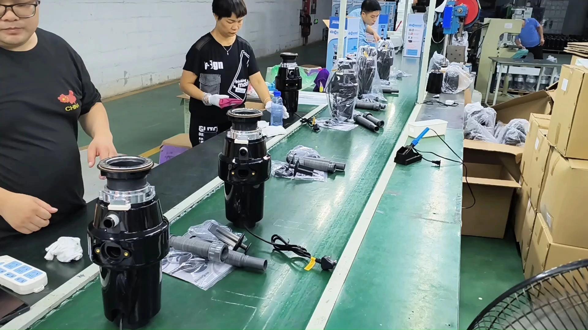 Dispensador de residuos de alimentos DC 3/4 Hp, brida de montaje, fregadero, eliminación de basura FCD-720 1