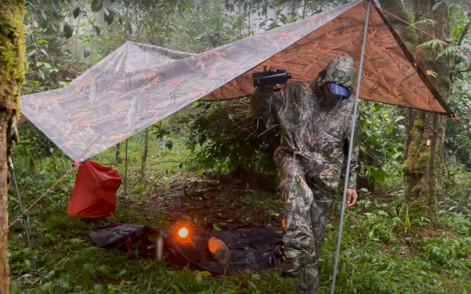 Essential Gear for Rainy Forest Campers - Camouflage Rain Suit 7